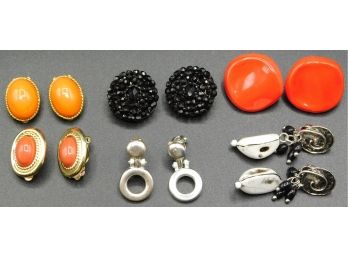Lot Of Clip On Earrings