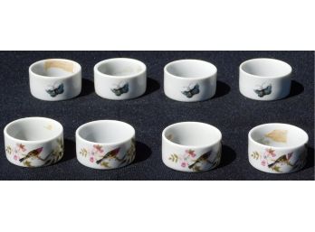 Bird & Butterfly Napkin Ring Set