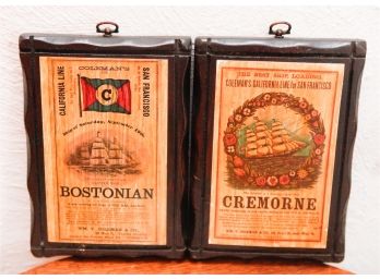 Advertisement Of 'Cremorne' Plus  'Bostanian' Advertisement.
