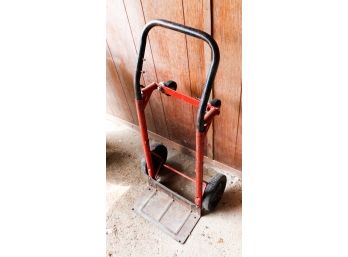 Vintage Metal Hand Cart - L18' X H36' X D16'