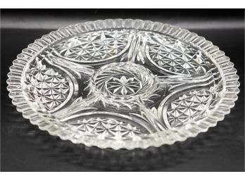 Beautiful Vintage Glass 12' Serving Dish