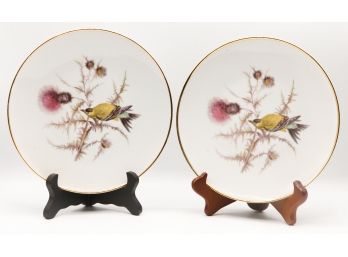 A Pair Of Bavaria Debra Decorative Plates - Made In Germany - Plate#6496 15 -