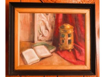 Beautiful Oil On Canvas - Signed J D Angelo 1946 - L23' X H21'