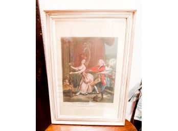 Tight Lacing Or Fashion Before Ease - Framed Print - L15' X H22'