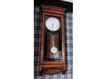 Verichron Chiming Wall Clock - Needs Repair - L13' X H32' X D4'