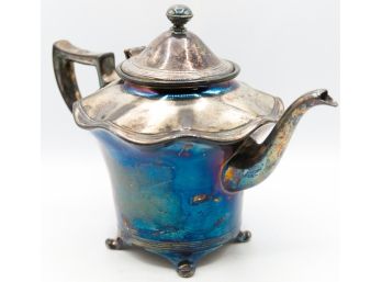 Forbes Silver Co. - Quadruple - Tea Kettle -  Made In USA - C - #s49