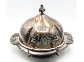 Superior Silver Co. - Silver-plate Covered - Quadruple #500