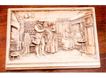 Burns Birth Scene - Ceramic Art - A. Osborne 1910