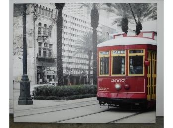 Trolley Print On Canvas