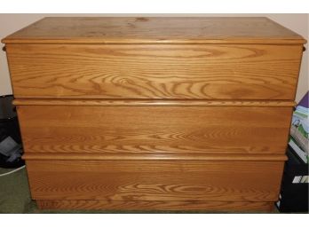 3 Drawer Dresser Storage Press Wood