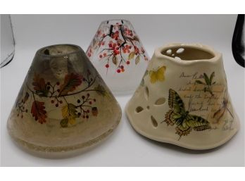 Assorted Yankee Candle Shades - Set Of 3