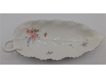 Vintage Home Beautiful ROMANCE TY003 10 Inch Leaf Dish Petite Bone China