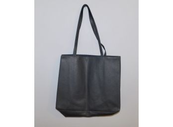Bloomingdale's Snake Skin Pattern Grey Totebag