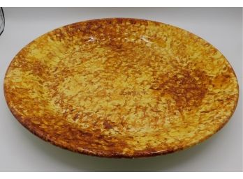 Fima Deruta Autumn Colored Italian Painted Plate