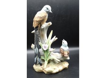 VINTAGE ETHAN ALLEN MOTHER W BABY BIRD FIGURINE 06 3232 JAPAN
