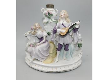 Antique German Bisque Figurine Courting Couple Marked Germany 5746