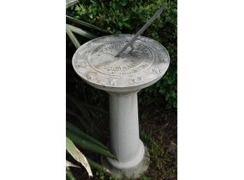Sundial With Zodiac Astrological Signs And Symbols
