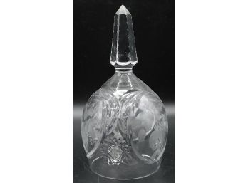 Etched Glass Dome Bell