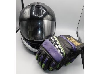 Polaris Helmet 50 Year Anniversary Addition With Team Arctic Gloves, Both Size XXL, With Carry Case