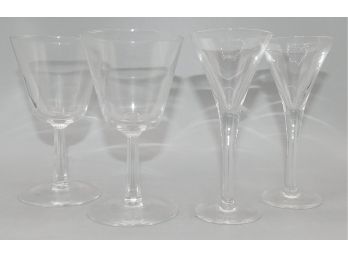 Assorted Glass Cordial Glasses