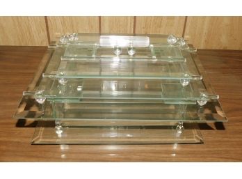 Decorative Glass Storage Box With Lid