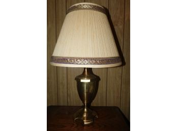 Polished Brass Table Lamp