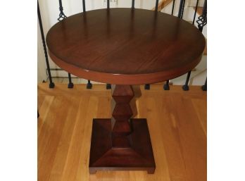 Bombay Solid Wood Footed Side Table