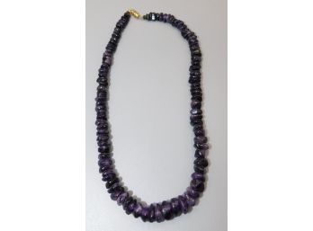 Lovely Purple Beaded Necklace