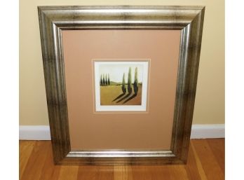 Lovely Watercolor Art Print Framed