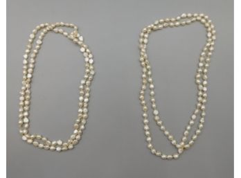 Pair Of Freshwater Pearl Necklaces