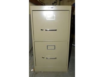 Anderson Hickey Company 2 Drawer Metal Filing Cabinet