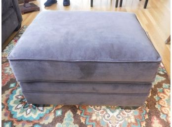 Jonathan Louis Brown Microfiber Ottoman