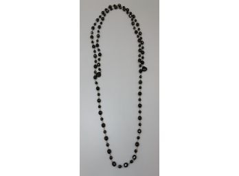 Stylish Black Bead Necklace