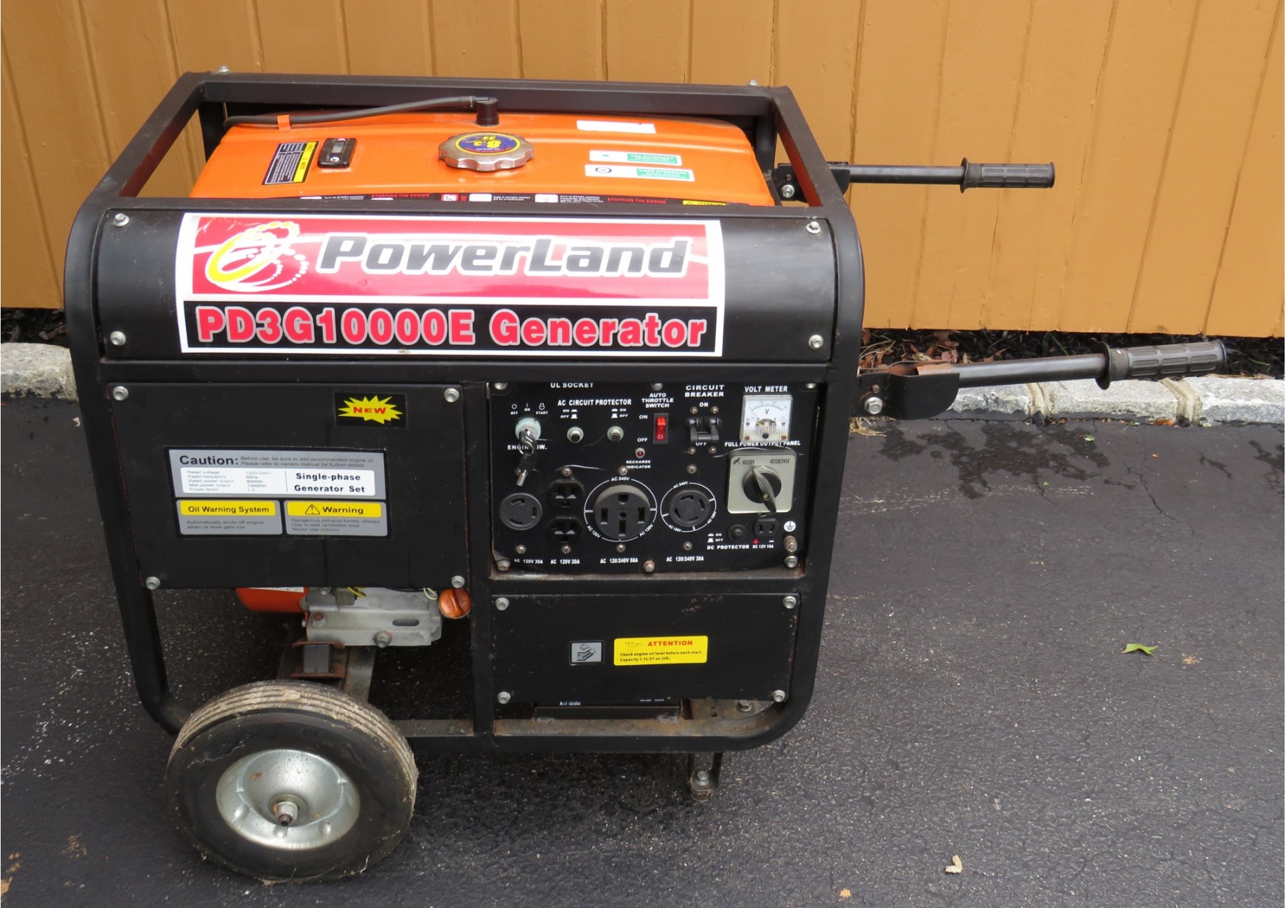 Powerland 10,000-Watt 16 HP Generator With Electric Start 