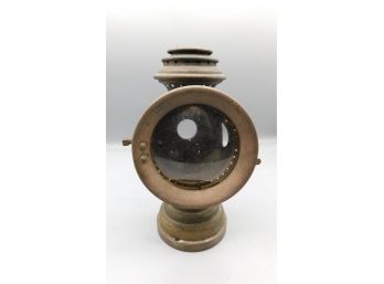 Vintage Never-out Brass Insulated Kerosene Safety Lamp