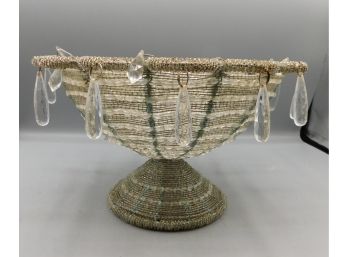 Vintage Decorative Metal Frame Bowl