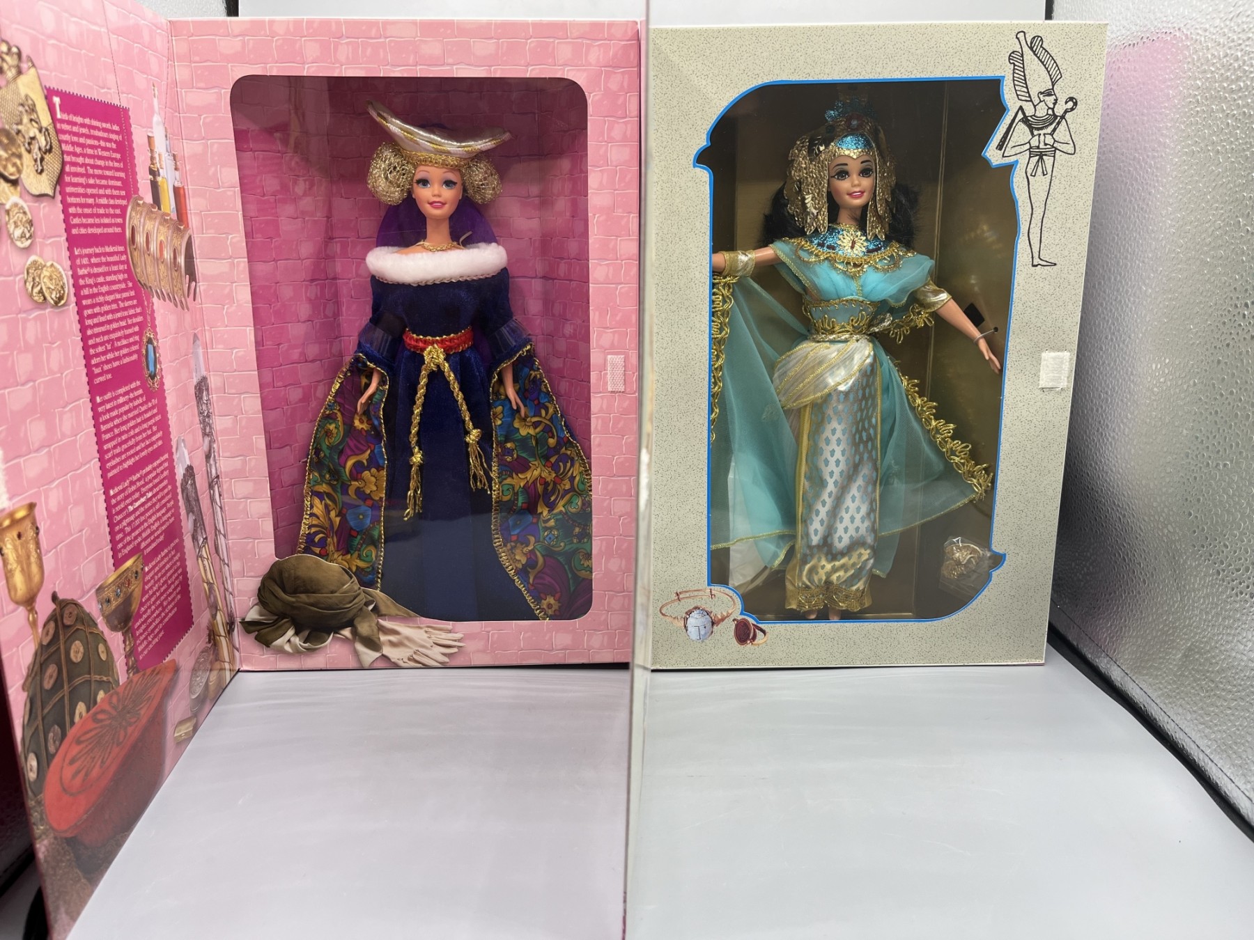 Mattel 1993/1994 Egyptian Queen/Medieval Lady Barbie Dolls