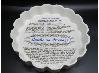 Ceramic Quiche Dish