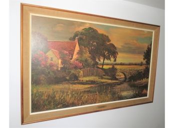 Robert Wood 'english Countryside' Framed Wall Decor