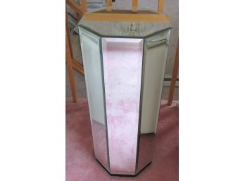 Mirror Octagon Shaped Table/plant Stand