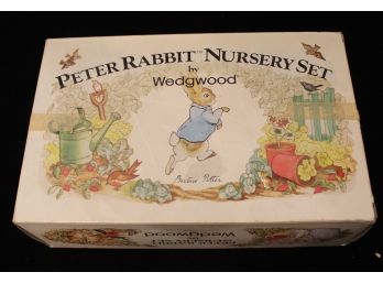 Vintage Beatrix Potter - Vintage Peter Rabbit 3 Piece Nursery Set By Wedgwood (109)