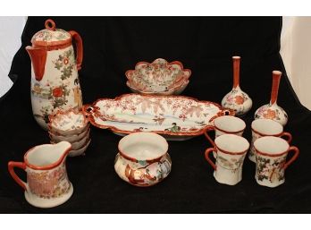 Vintage Geisha Girls Japanese Tea Set (101)
