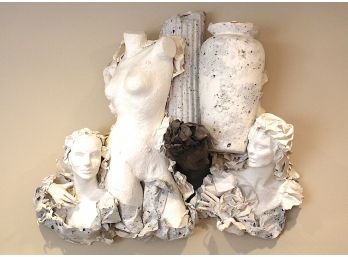 RARE Unique F.B. Fobb Paper Mache Wall Art (094)