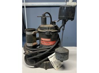 Craftsman Sump Pump 1/3 Horsepower Model 390.394692