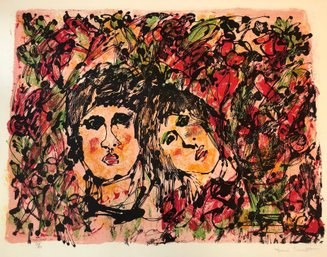 1969 Yanni Posnakoff (Greece, B. 1933) Signed Figurative Lithograph - #S11-4L