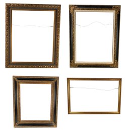 Vintage Gilt Carved Wood Art Frames (Set Of 4) - #BR-6