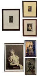 Trio Of 19th Century Portrait Photographs / Photogravure - #S24-2