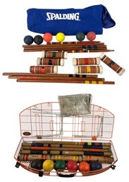 Spaulding & Sportcraft Croquet Lawn Game Sets - #S13-1