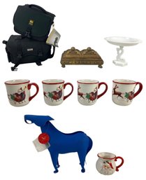 Vacavaliente Leather Organizer, Williams Sonoma Santa Mugs, Camera Bags & More - #S6-1