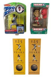 Pro Zone Pedro Martinez Red Sox Figure, Ivan Pudge Rodriguez Texas Rangers Figure & More - #S4-3